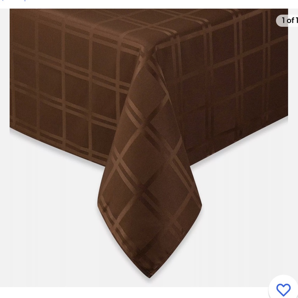 NEW Origins Microfiber Tablecloth 60 x 120